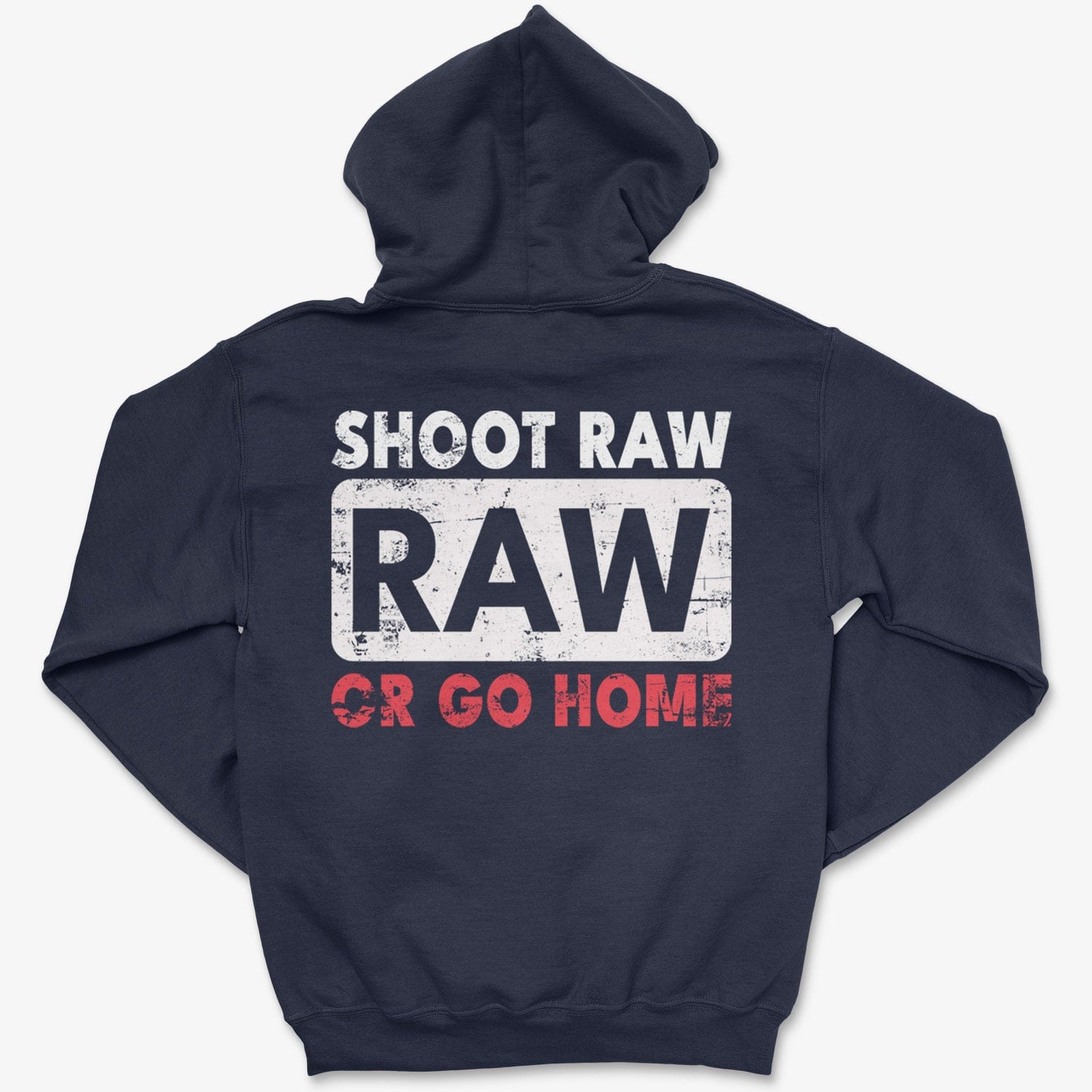 Hoodie Navy / S Shoot RAW - Zip Hoodie
