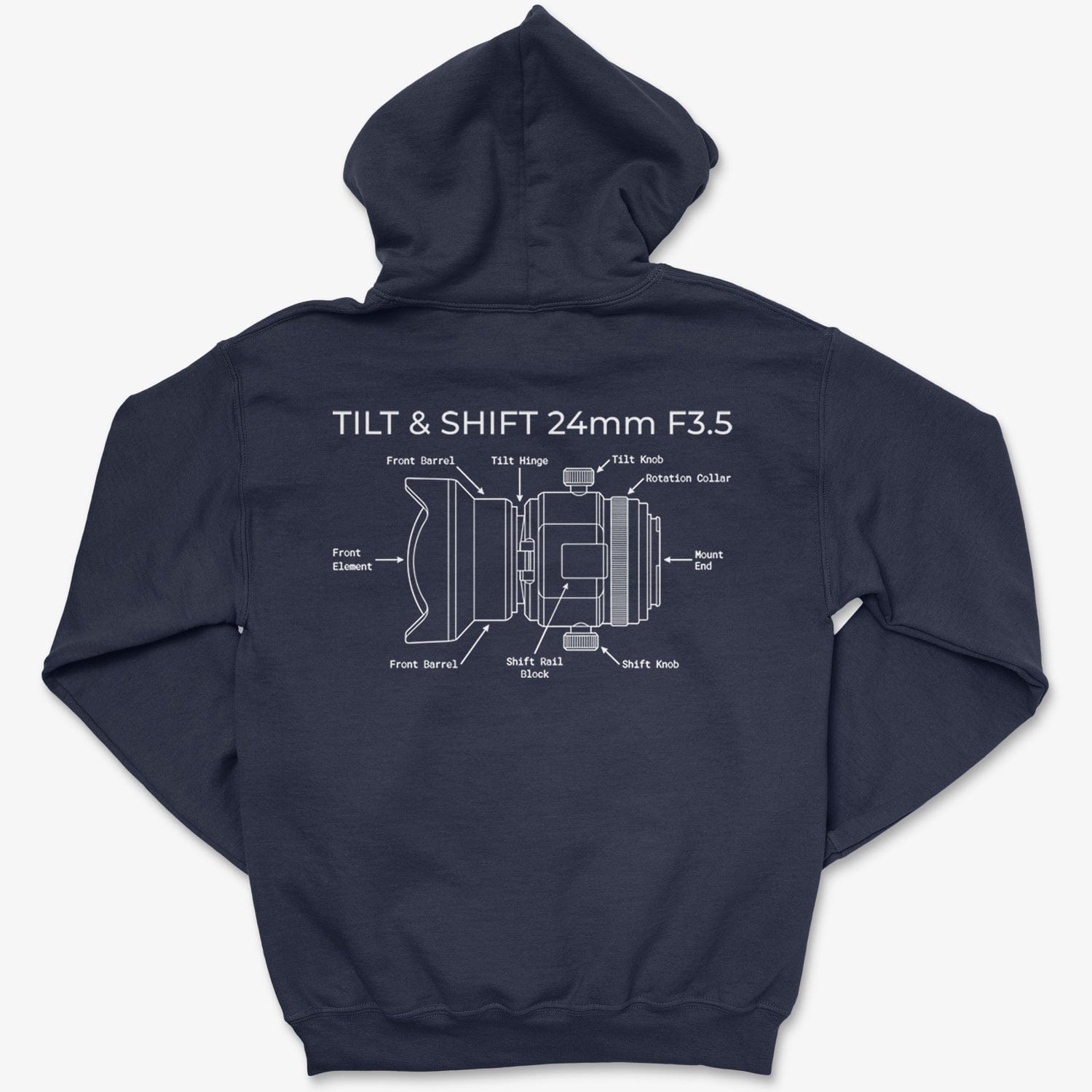 Hoodie Navy / S Tilt-Shift 24 BP - Zip Hoodie