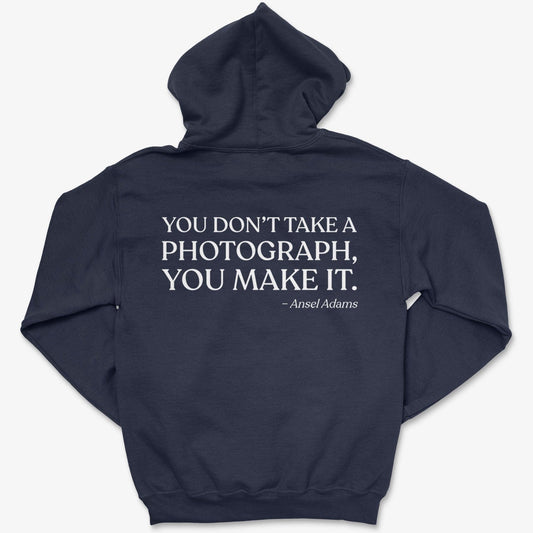 Hoodie Navy / S You Make It - Zip Hoodie