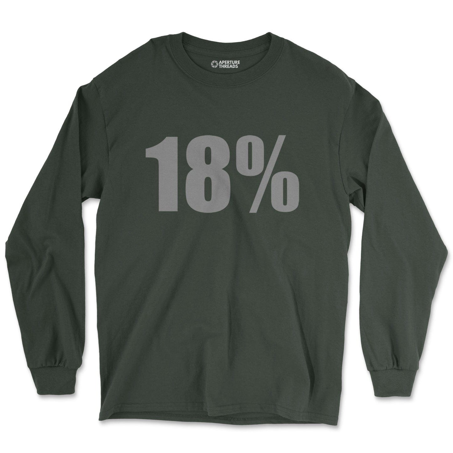 Long-sleeve 18% Grey - Long Sleeve