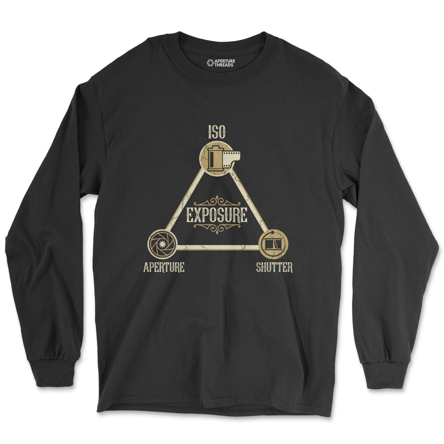 Long-sleeve Black / M Exposure Triangle - Long Sleeve