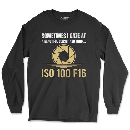 Long-sleeve Black / M ISO 100 F16 - Long Sleeve