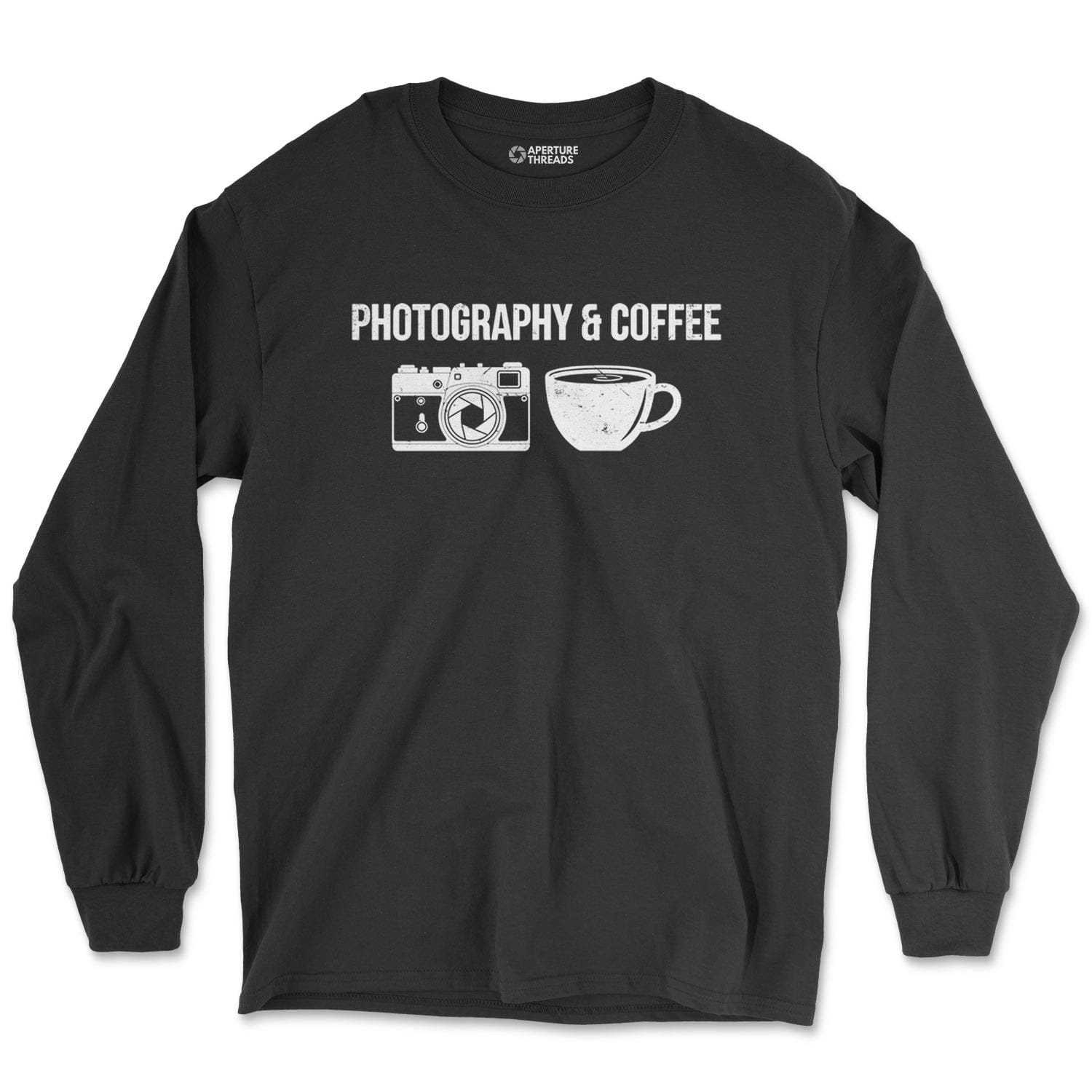 Long-sleeve Black / M Photography & Coffee - Long Sleeve