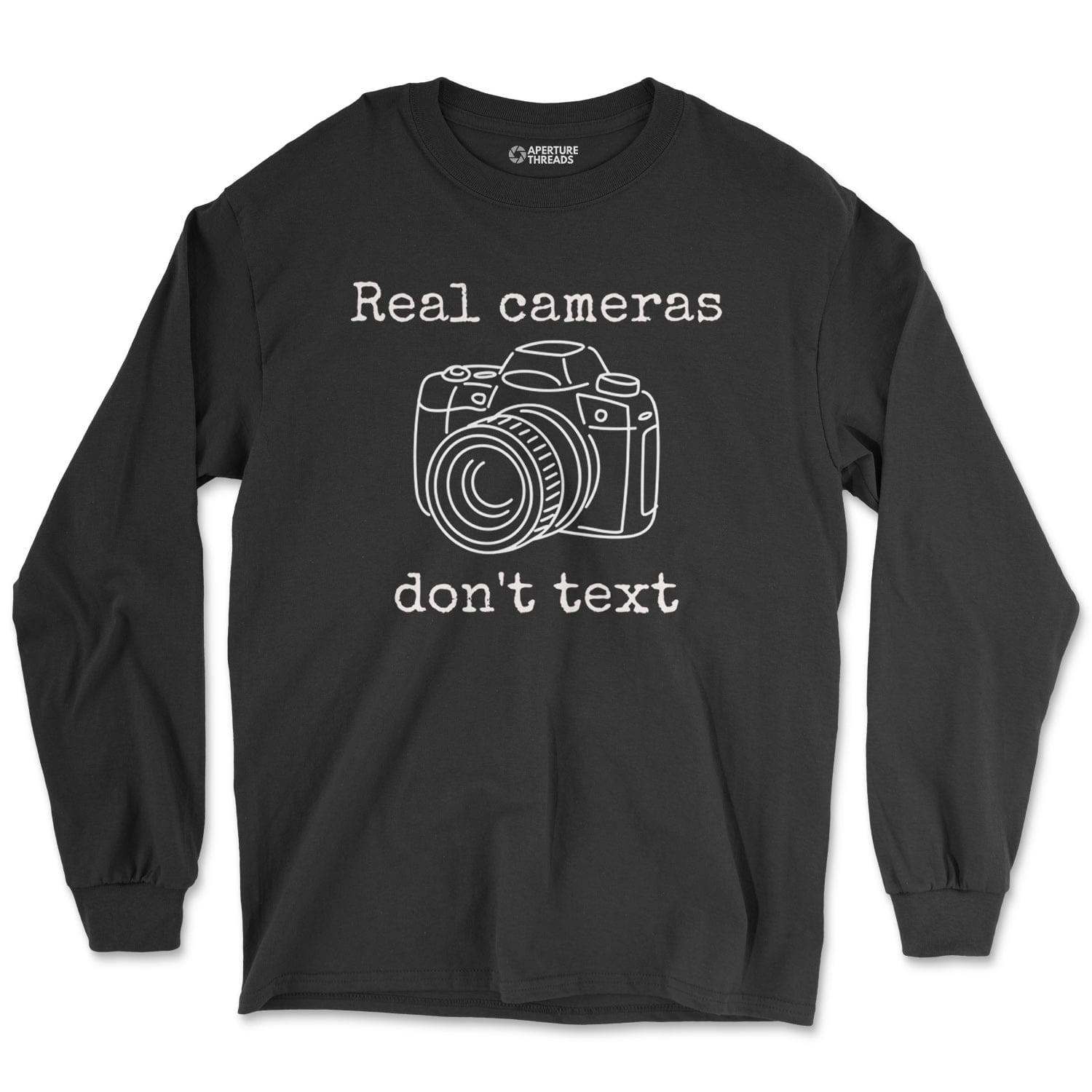 Long-sleeve Black / M Real Cameras - Long Sleeve