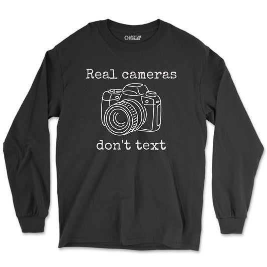 Long-sleeve Black / M Real Cameras - Long Sleeve