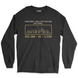 Long-sleeve Black / S City Skyline - Long Sleeve