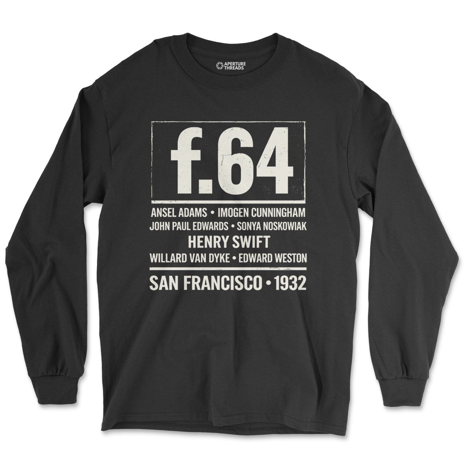 Long-sleeve Black / S f.64 - Long Sleeve