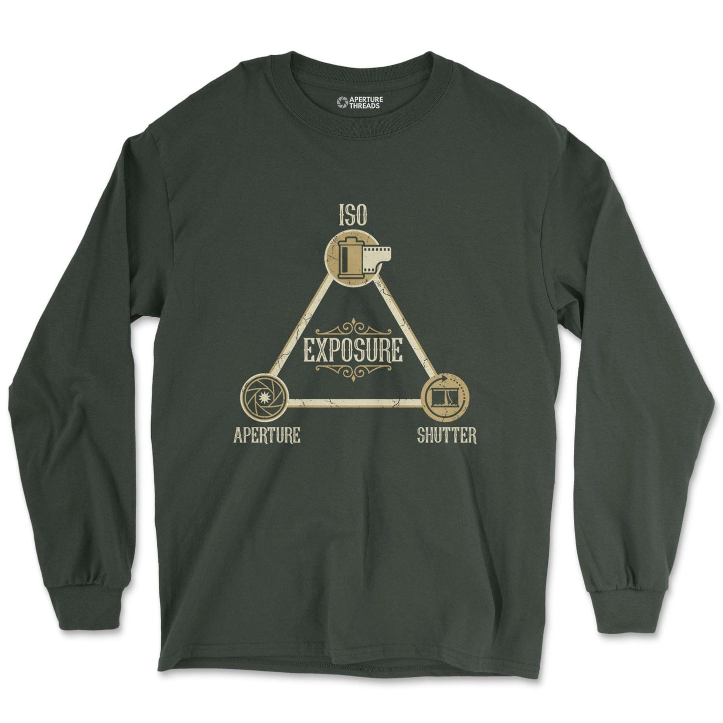 Long-sleeve Forest Green / M Exposure Triangle - Long Sleeve