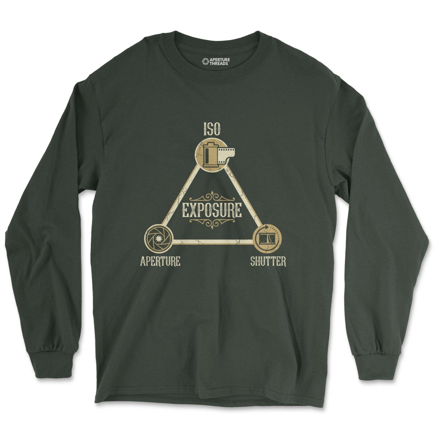 Long-sleeve Forest Green / M Exposure Triangle - Long Sleeve
