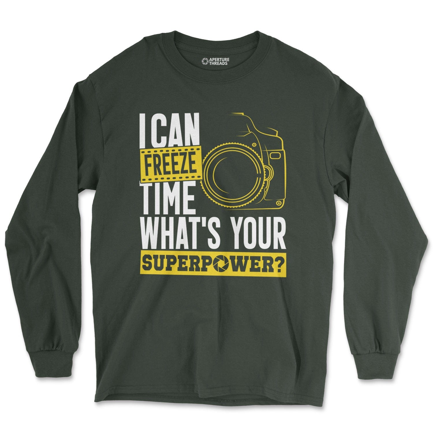 Long-sleeve Forest Green / M Freeze Time - Long Sleeve