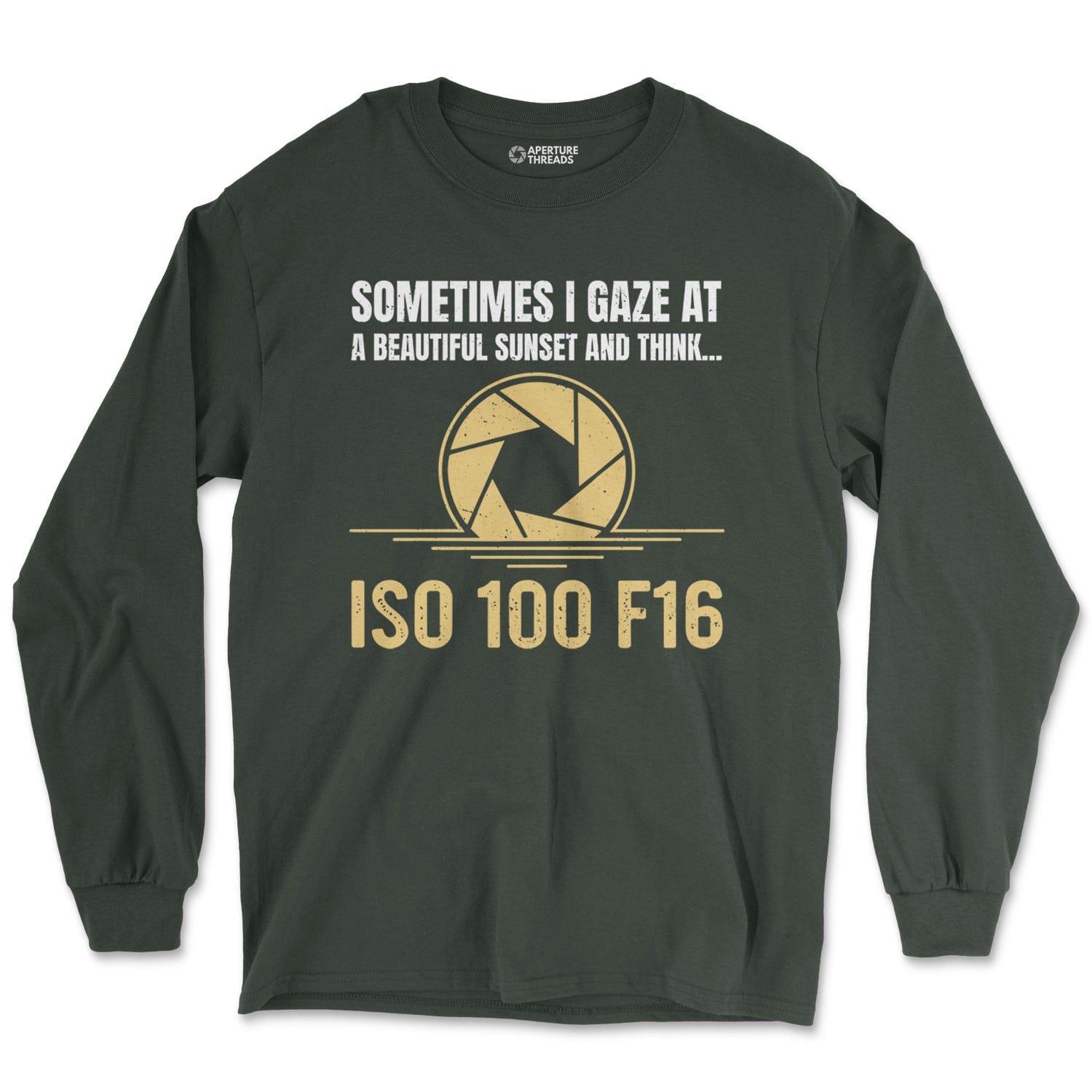 Long-sleeve Forest Green / M ISO 100 F16 - Long Sleeve