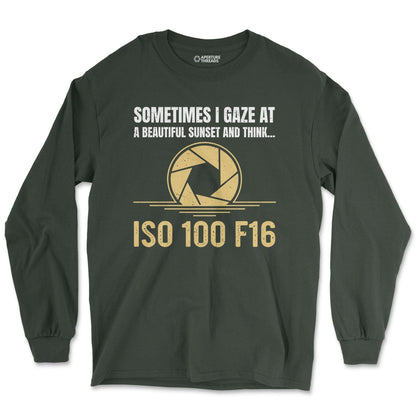 Long-sleeve Forest Green / M ISO 100 F16 - Long Sleeve