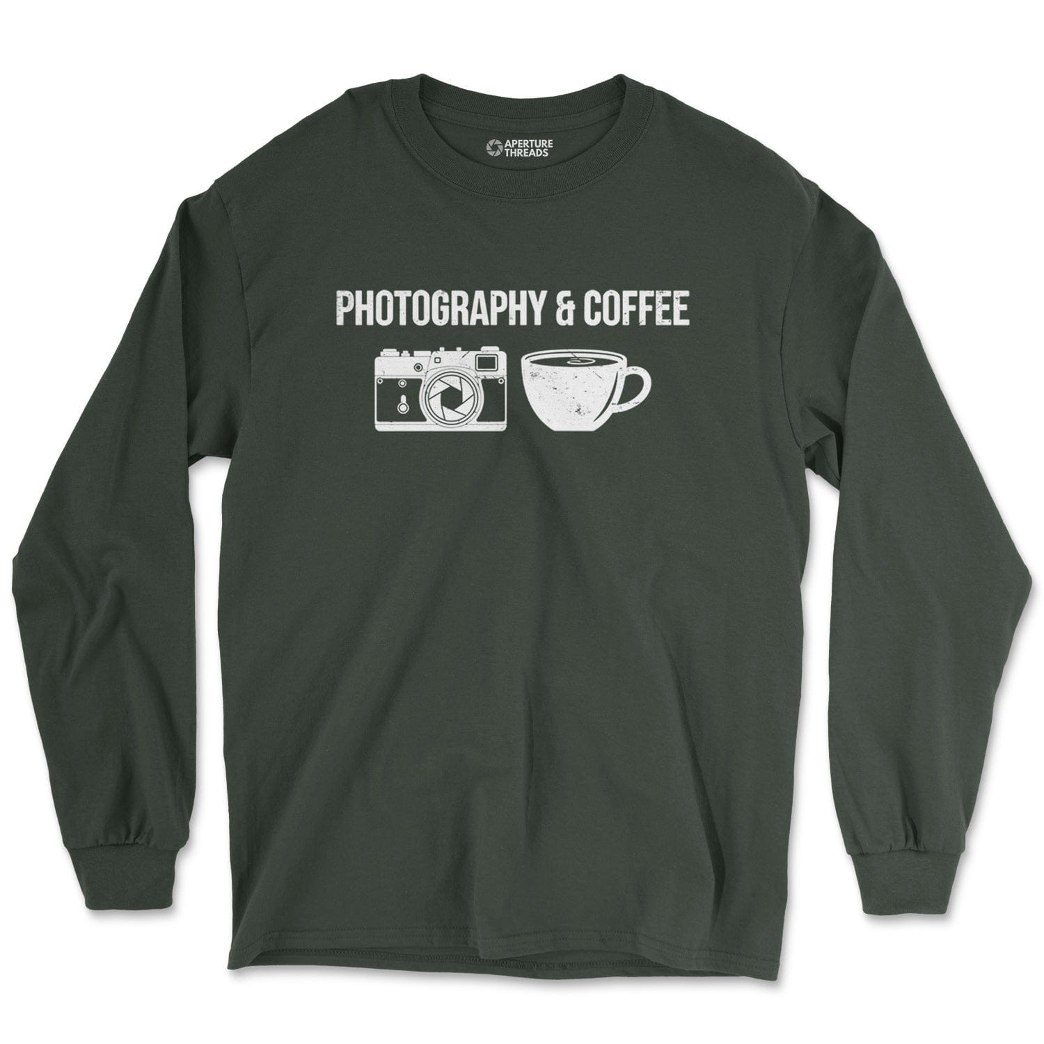 Long-sleeve Forest Green / M Photography & Coffee - Long Sleeve