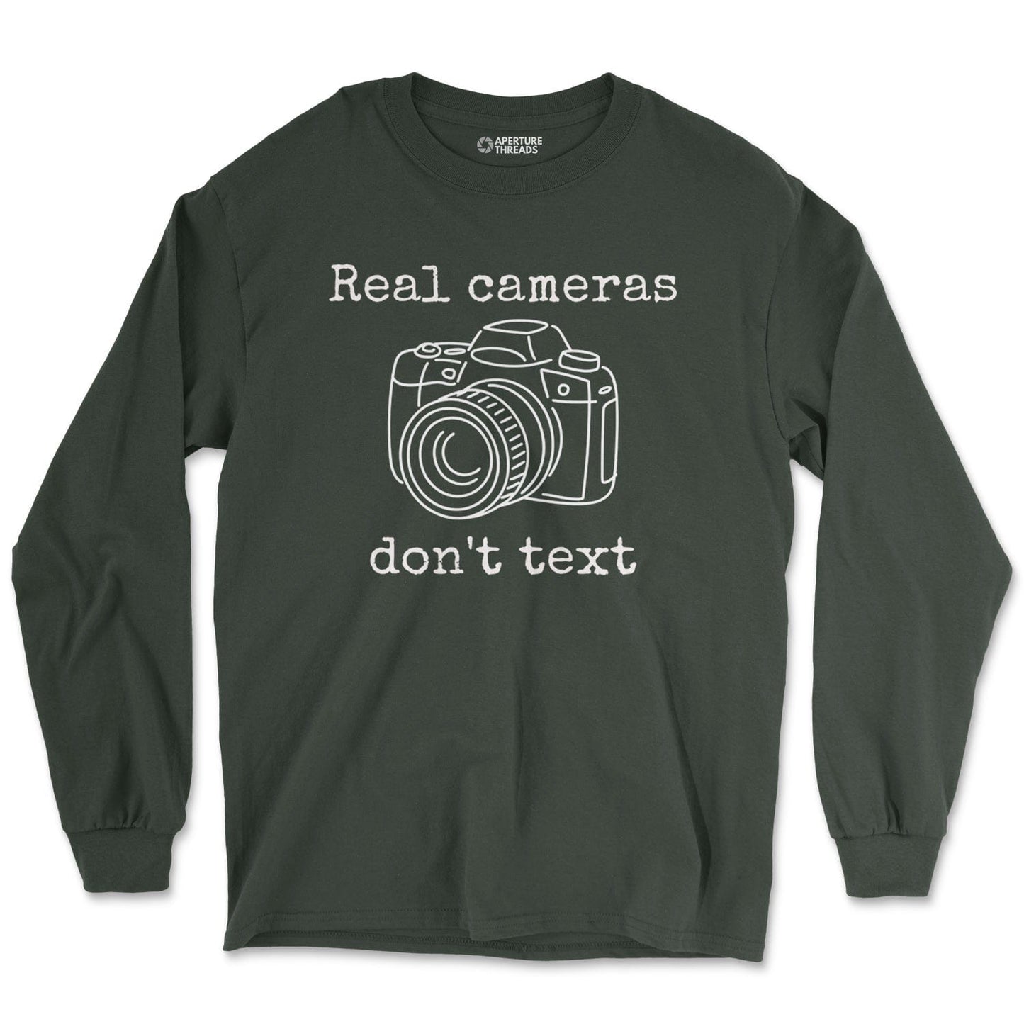 Long-sleeve Forest Green / M Real Cameras - Long Sleeve