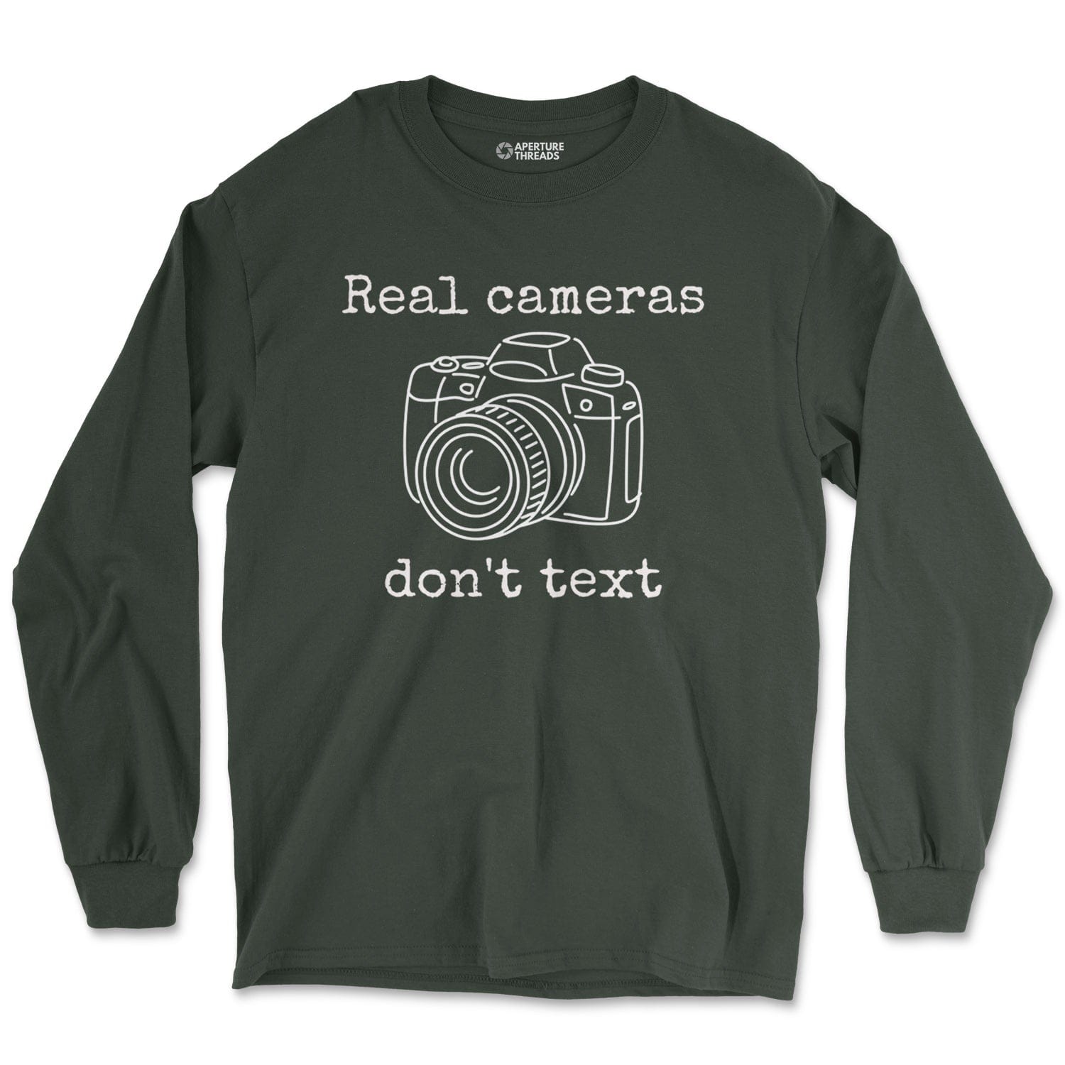 Long-sleeve Forest Green / M Real Cameras - Long Sleeve