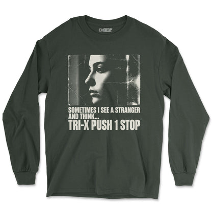Long-sleeve Forest Green / M See A Stranger - Long Sleeve
