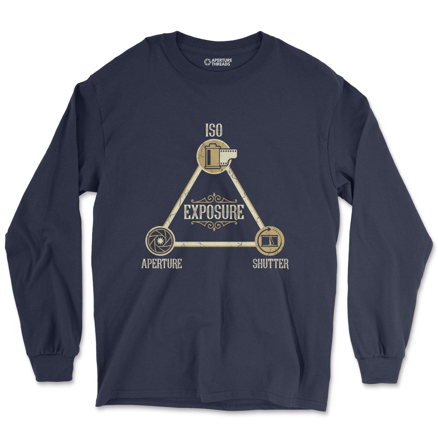 Long-sleeve Navy / M Exposure Triangle - Long Sleeve
