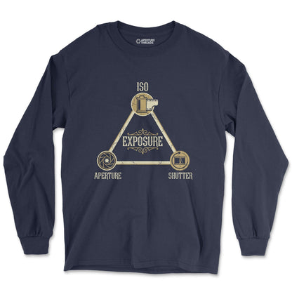 Long-sleeve Navy / M Exposure Triangle - Long Sleeve