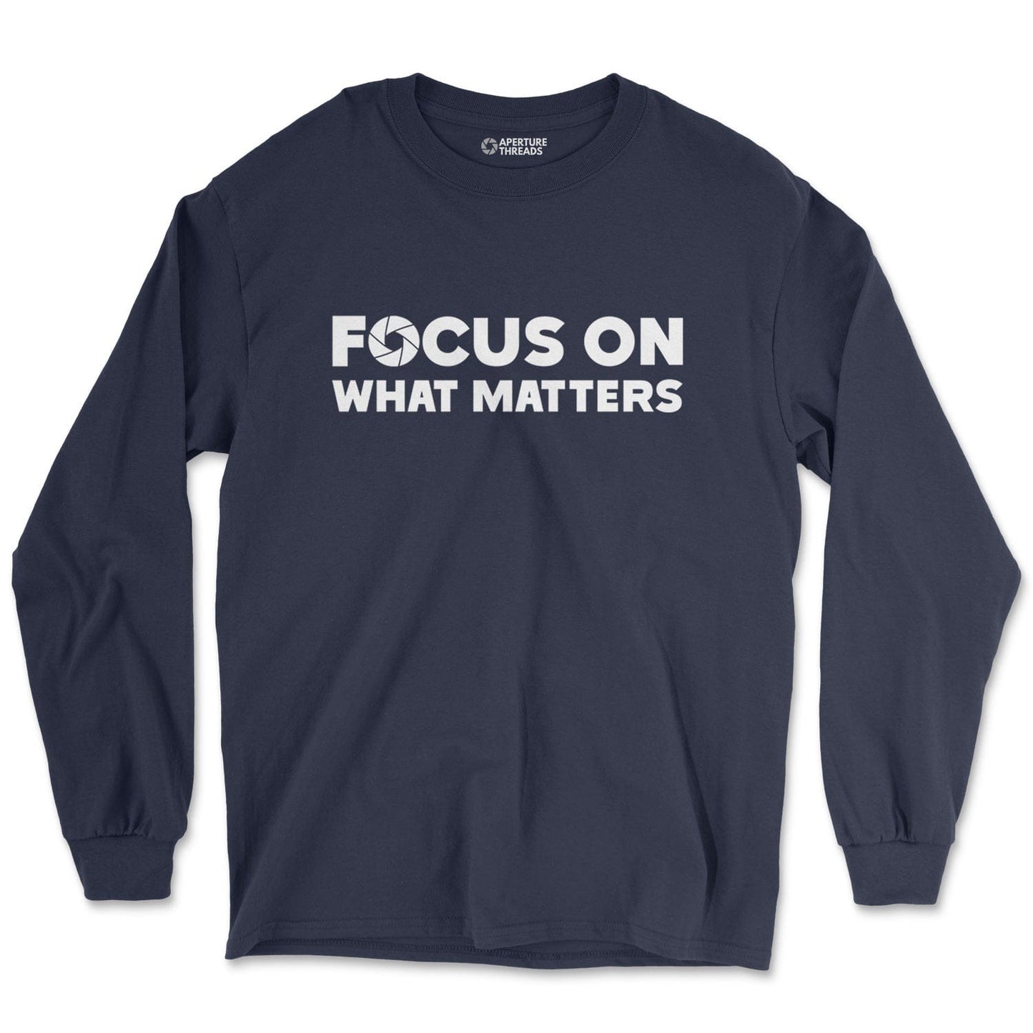 Long-sleeve Navy / M Focus On - Long Sleeve