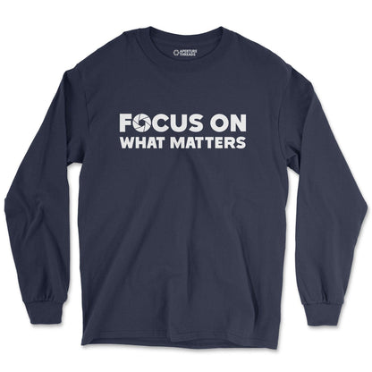Long-sleeve Navy / M Focus On - Long Sleeve