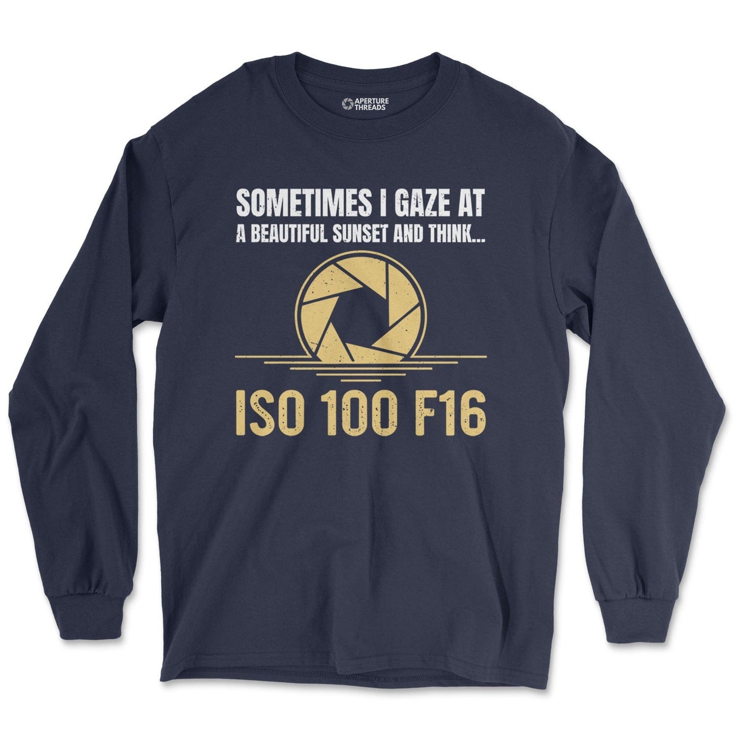 Long-sleeve Navy / M ISO 100 F16 - Long Sleeve