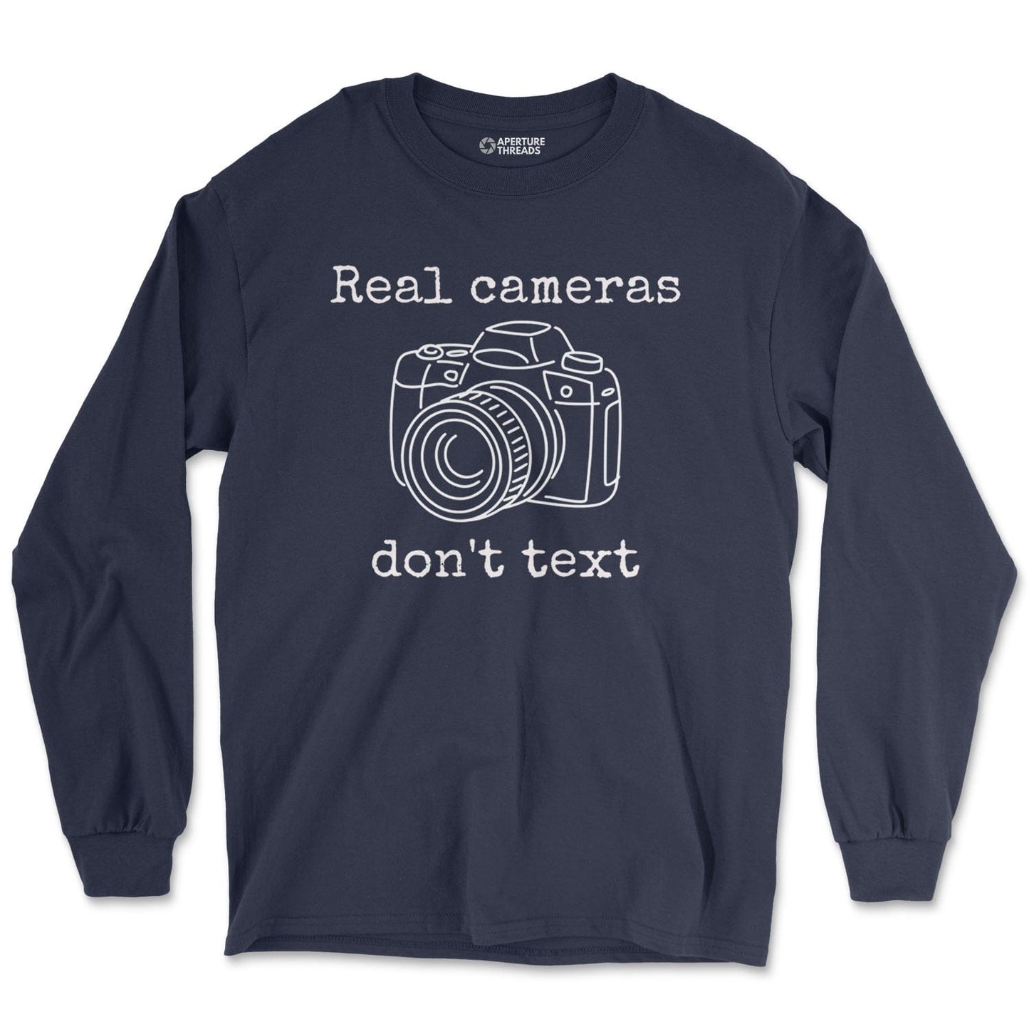 Long-sleeve Navy / M Real Cameras - Long Sleeve