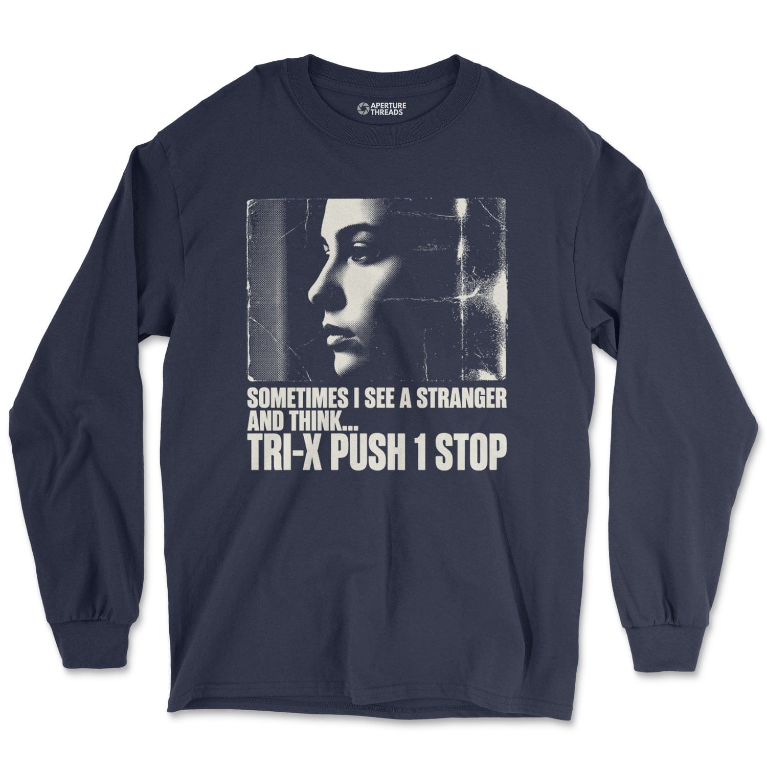 Long-sleeve Navy / M See A Stranger - Long Sleeve
