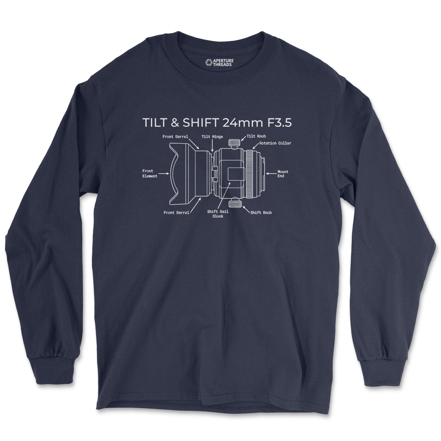 Long-sleeve Navy / M Tilt-Shift 24 BP - Long Sleeve