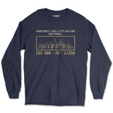 Long-sleeve Navy / S City Skyline - Long Sleeve