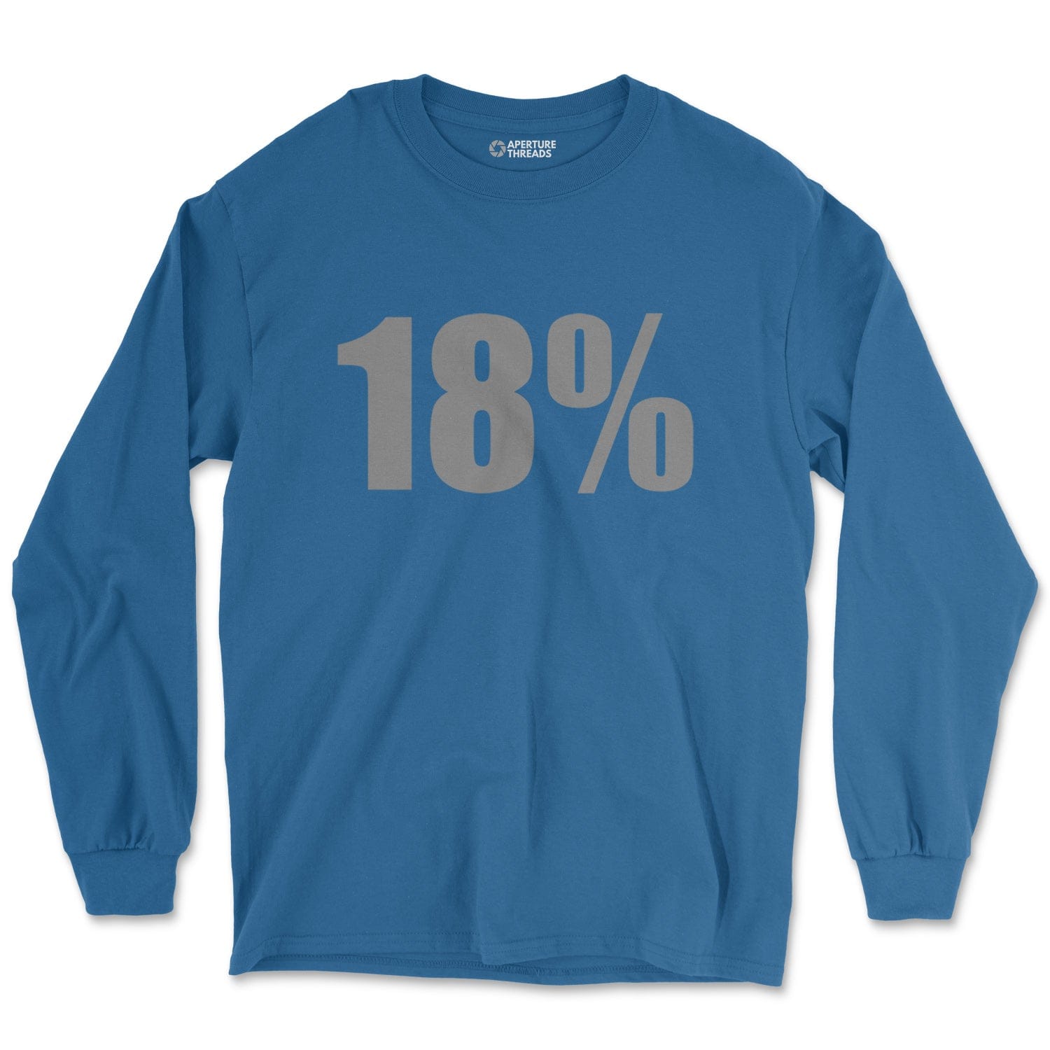 Long-sleeve Royal / M 18% Grey - Long Sleeve