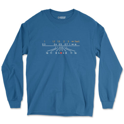 Long-sleeve Royal / M Field Scale - Long Sleeve