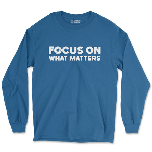 Long-sleeve Royal / M Focus On - Long Sleeve