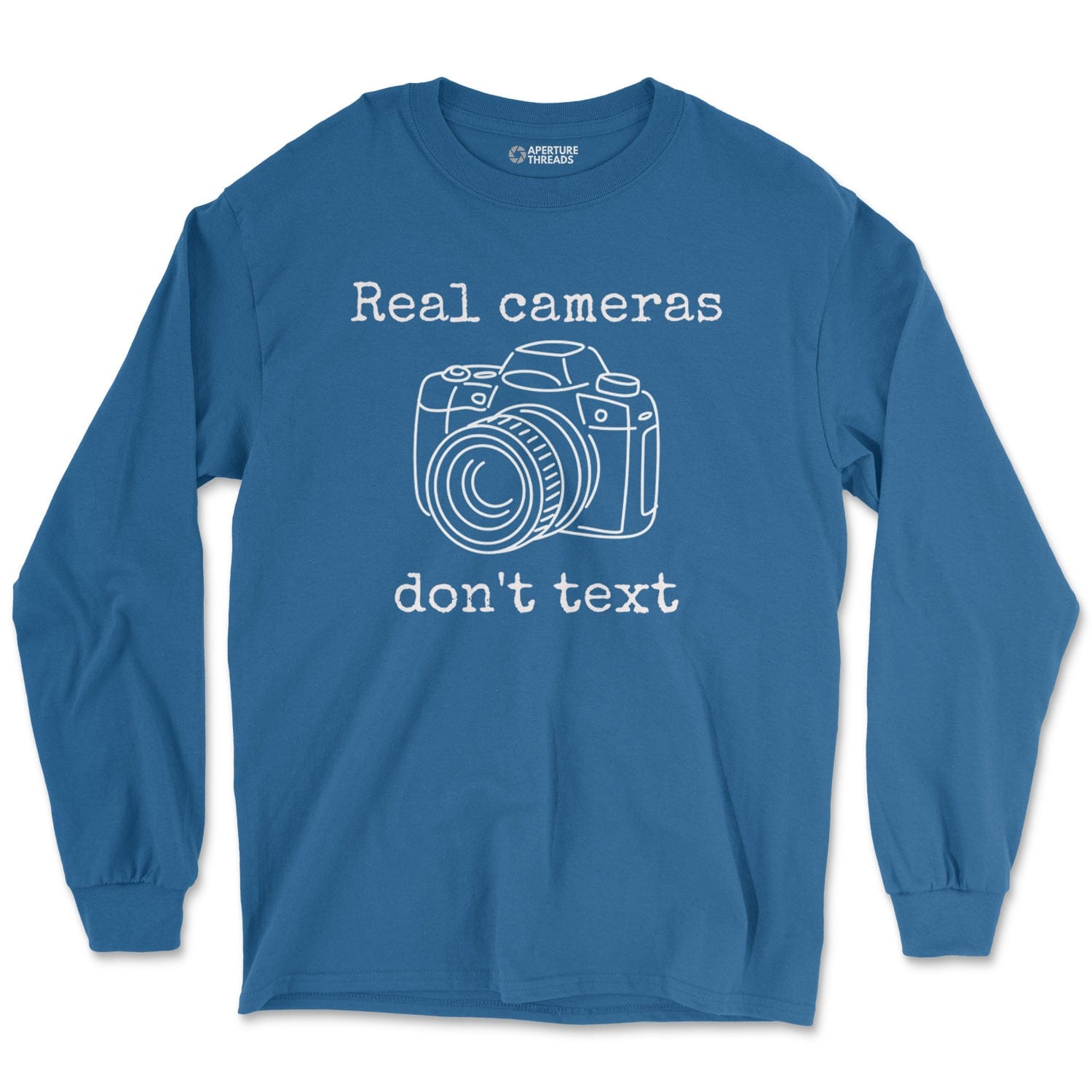 Long-sleeve Royal / M Real Cameras - Long Sleeve