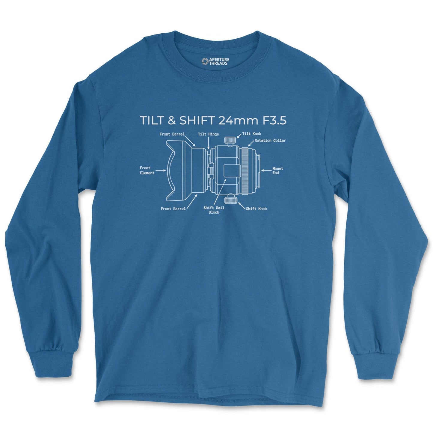 Long-sleeve Royal / M Tilt-Shift 24 BP - Long Sleeve