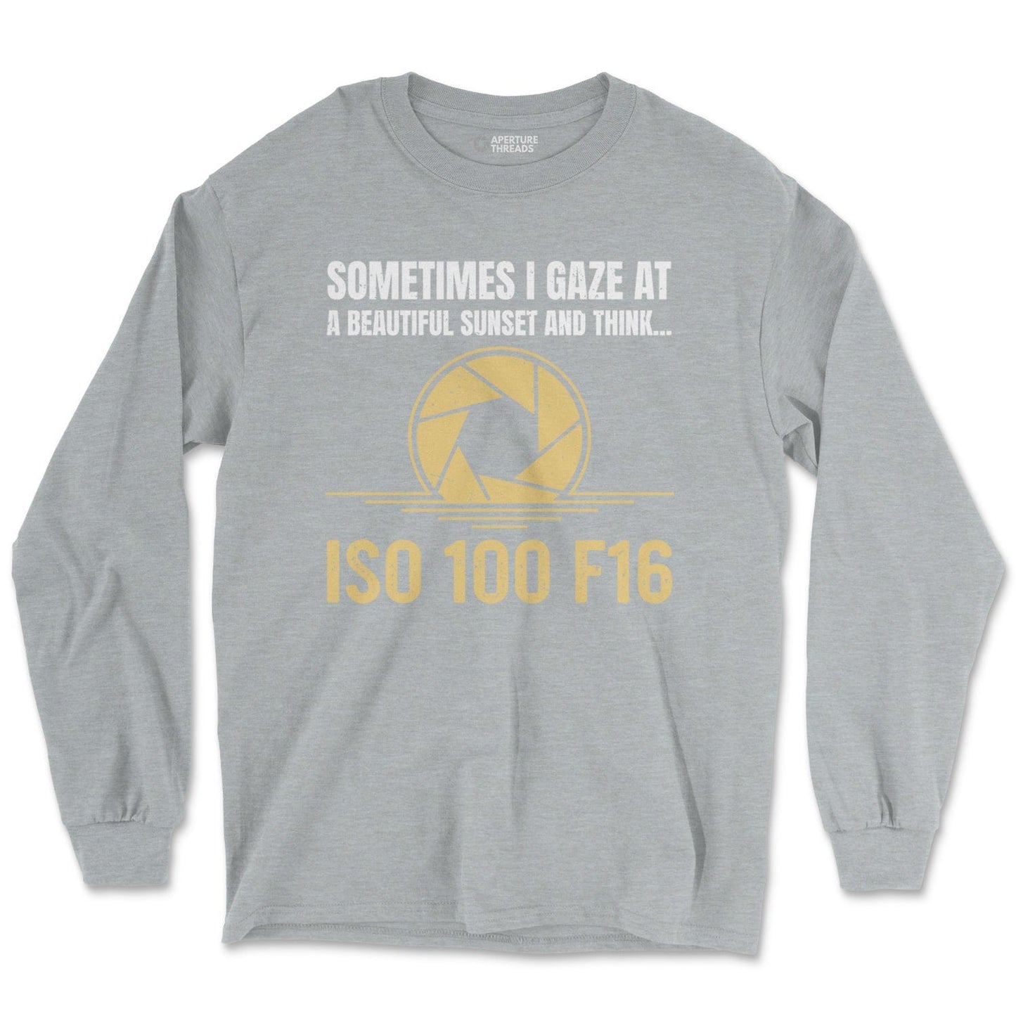 Long-sleeve Sport Grey / M ISO 100 F16 - Long Sleeve