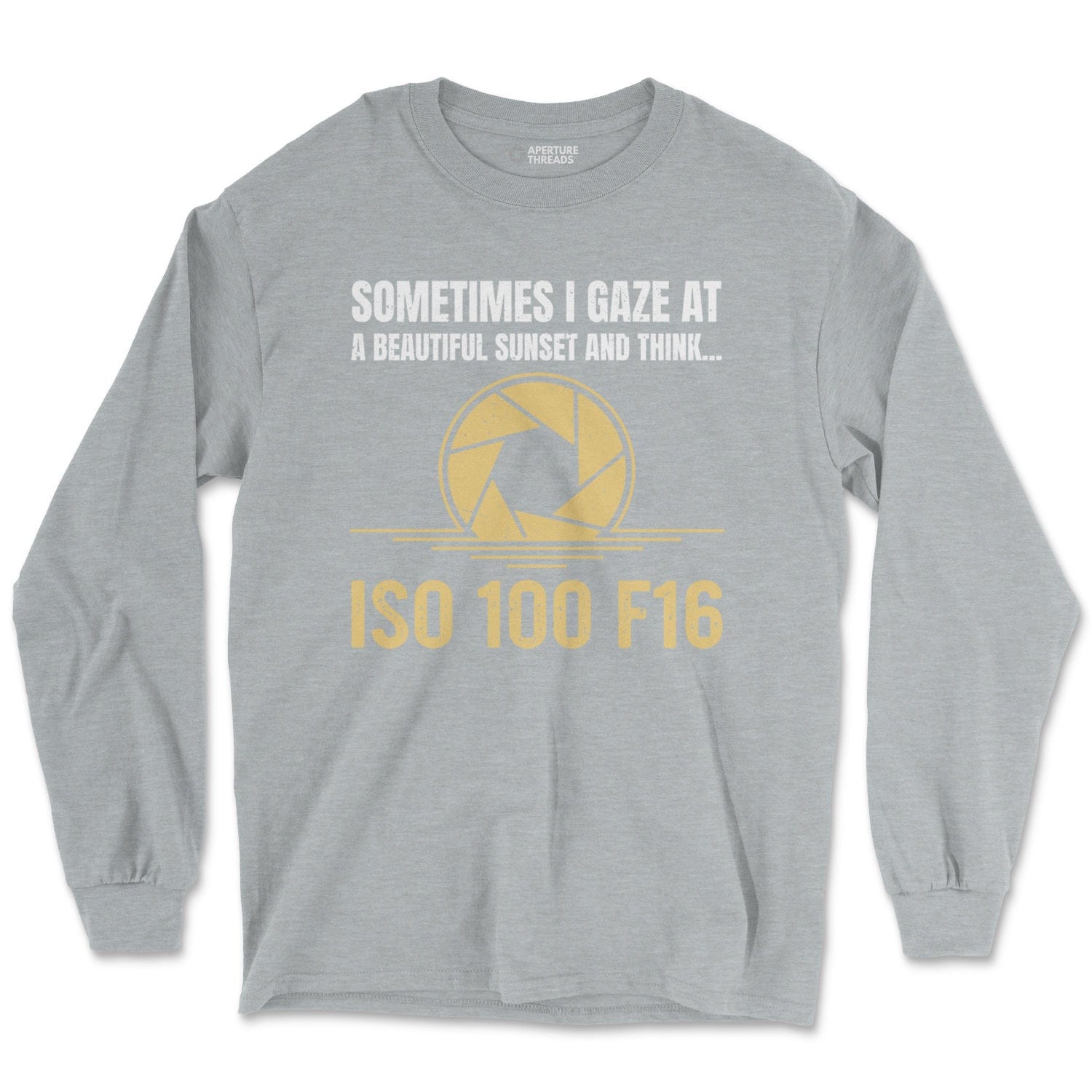 Long-sleeve Sport Grey / M ISO 100 F16 - Long Sleeve