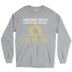 Long-sleeve Sport Grey / M ISO 100 F16 - Long Sleeve