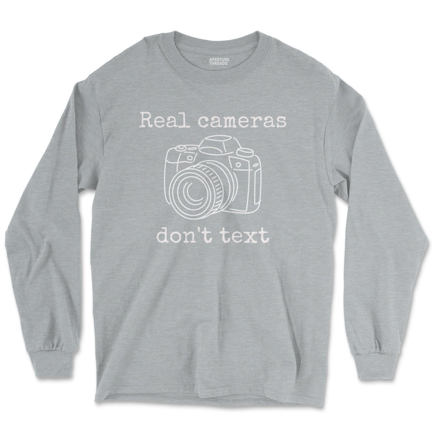 Long-sleeve Sport Grey / M Real Cameras - Long Sleeve