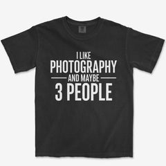 T-Shirt Black / S 3 People Heavyweight Tee
