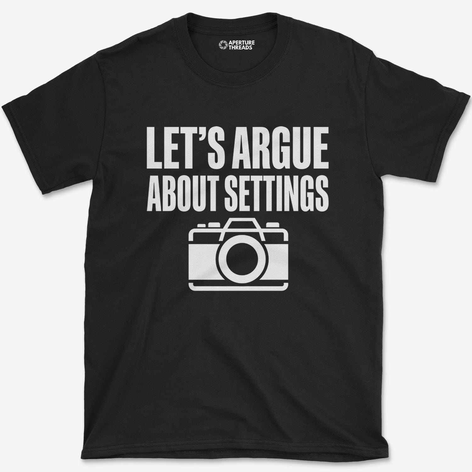T-Shirt Black / S Argue About Settings T-Shirt