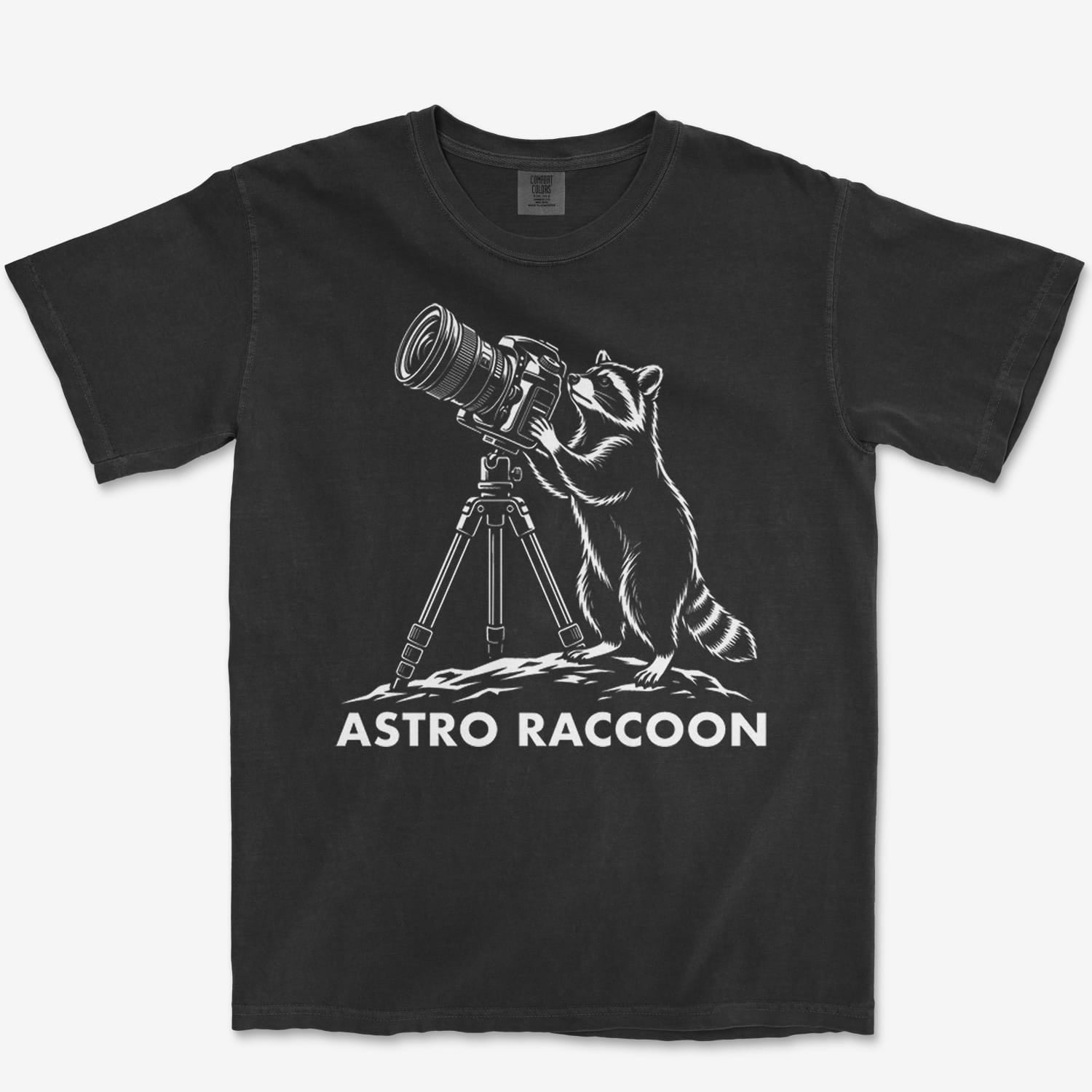 T-Shirt Black / S Astro Raccoon Heavyweight Tee
