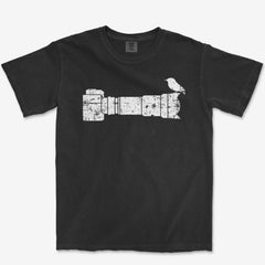 T-Shirt Black / S Bird Camera Heavyweight Tee