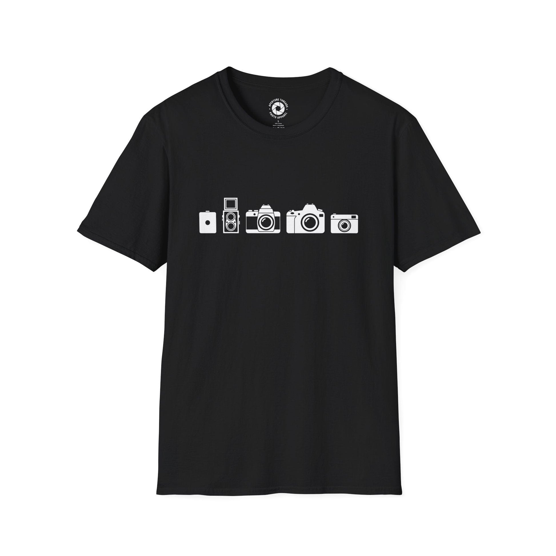 T-Shirt Black / S Camera Evolution T-Shirt
