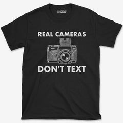 T-Shirt Black / S Cameras Don't Text T-Shirt