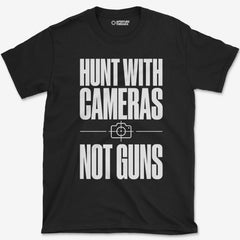 T-Shirt Black / S Cameras Not Guns - T-shirt