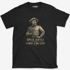 T-Shirt Black / S Carry A Big Lens T-Shirt