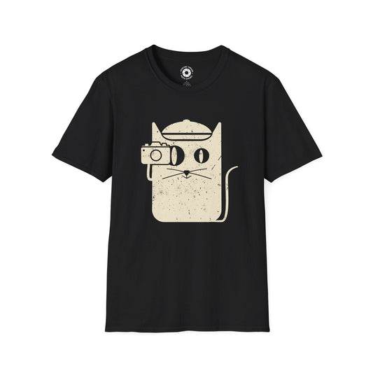 T-Shirt Black / S Cat Camera T-Shirt