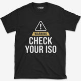 T-Shirt Black / S Check ISO T-Shirt