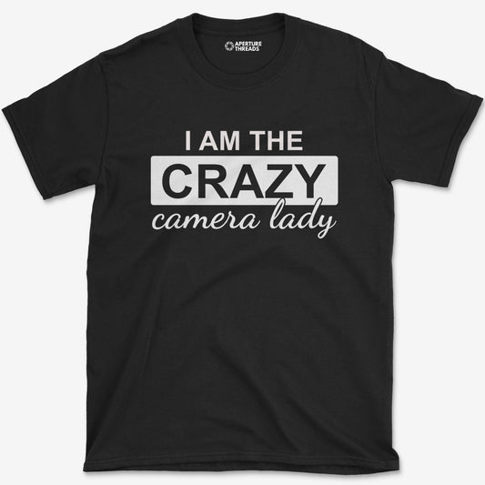 T-Shirt Black / S Crazy Camera Lady T-Shirt