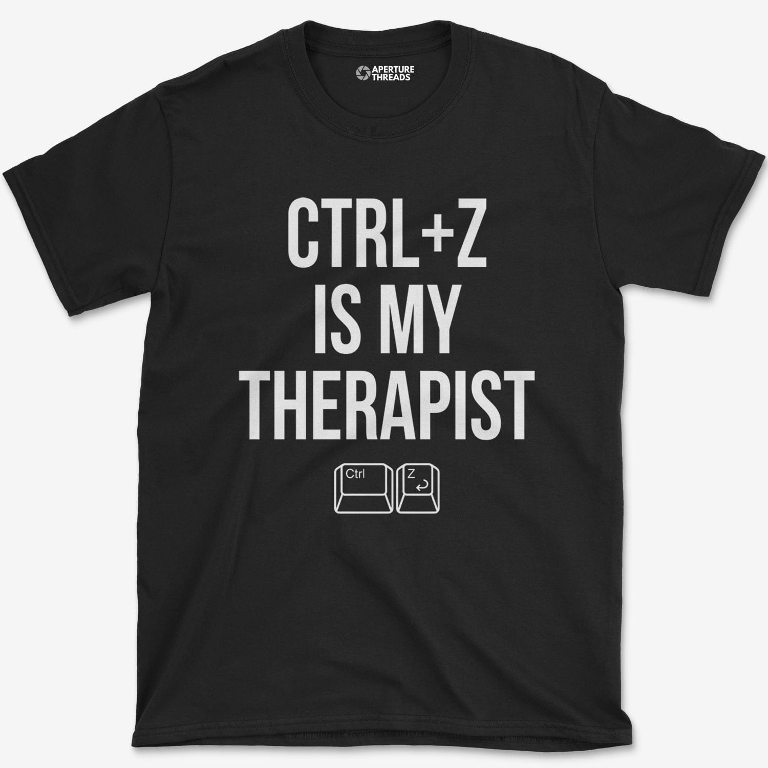 T-Shirt Black / S CTRL Z Therapist T-Shirt
